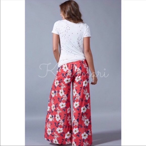 🆕❗️LAST ONE❗️KALA VELLA THIGH HIGH SLIT PANTS - Picture 2 of 3